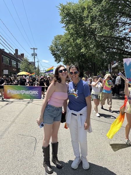Stefany Shaheen at Pride.