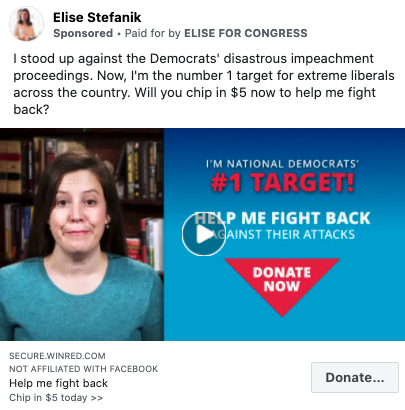 Elise thinks she's democrats' number #1 target