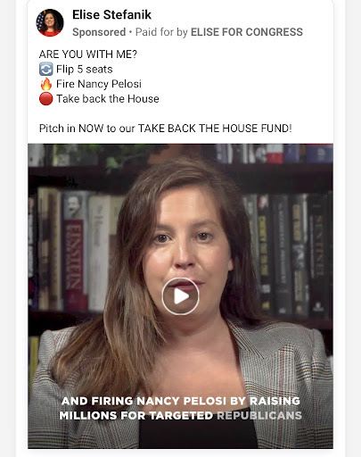 Elise Stefanik Facebook Ad