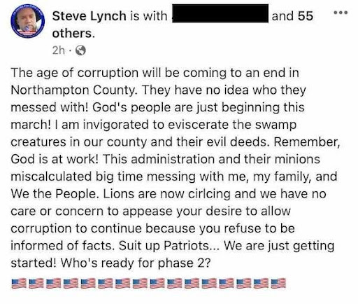 Steve Lynch Facebook Rant