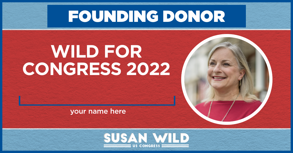 Susan Wild Founding Donor Card