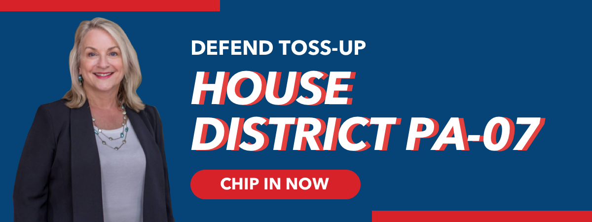 Defne toss-up House district PA-07! Chip in now >>