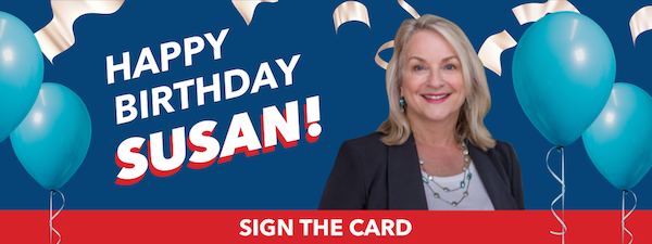 Happy birthday Susan! Sign the card >>