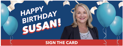 Happy Birthday Susan!