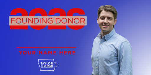 Taylor Wettach 2026 Founding Donor Graphic