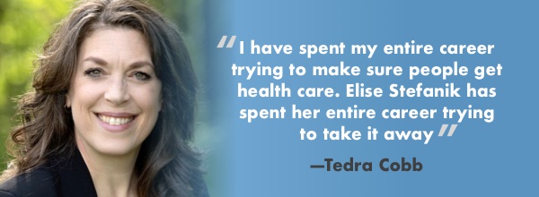 Tedra's spent her career protecting health care.