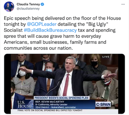 Claudia Tenney Tweet