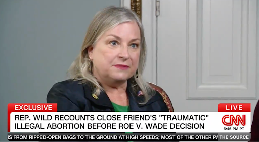 CNN - Rep. Wild recounts close friend's 'Traumatic' illegal abortion before Roe v. Wade Decision