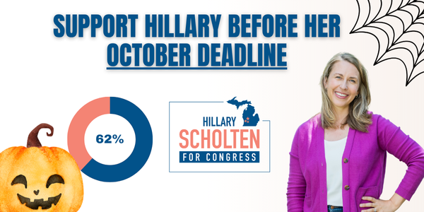 Support Hillary before her October deadline