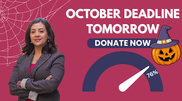 October Deadline Tomorrow