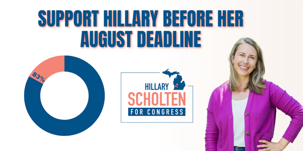 Support Hillary before her August Deadline!