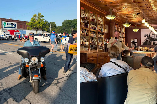 Pictures of Don at events around Kansas