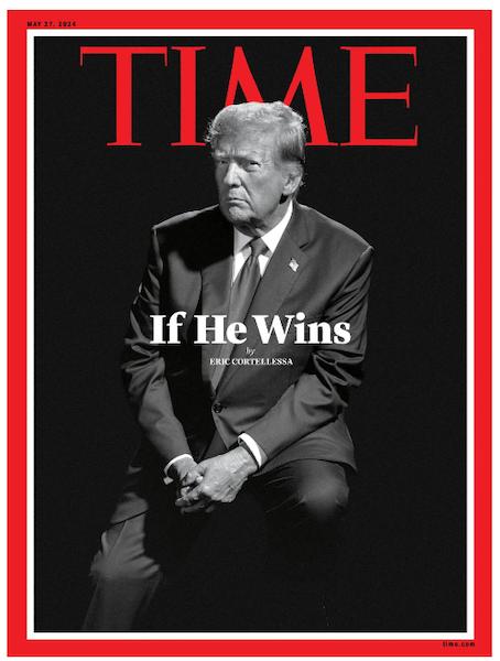 Time Magazine cover with Donald Trump