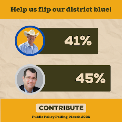 Graphic showing Don's number in the polls - trailing just four points behind Schmidt