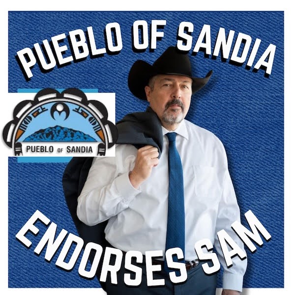 Pueblo of Sandia endorses Sam