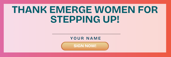 Thank Emerge Women for Stepping Up