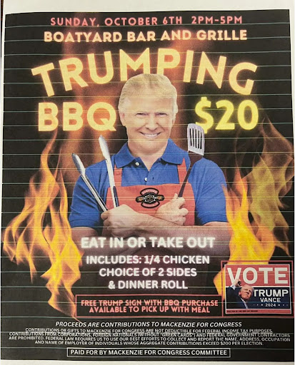 "Trumping BBQ" poster