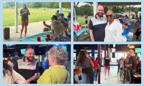 Jeremy Moss at various campaign events.