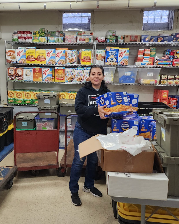 Carol at Allentown's soup kitchen
