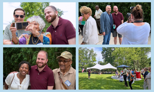 Jeremy Moss at various campaign events.