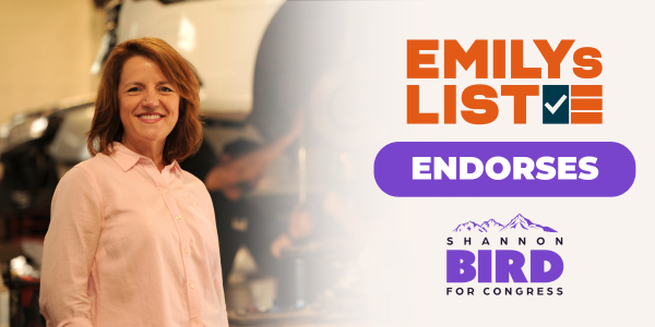 EMILYs List Endorses Shannon Bird for Congress