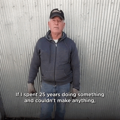 GIF of Don saying: If I spent 25 years doing the same job and couldn't make anything change, I'd expect to get fired