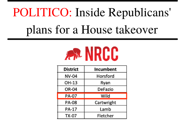 POLITICO: Inside Republicans' plans for a House takeover