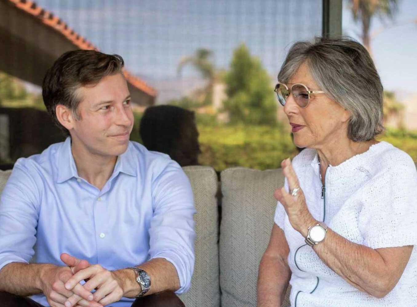 Barbara Boxer and Will Rollins.