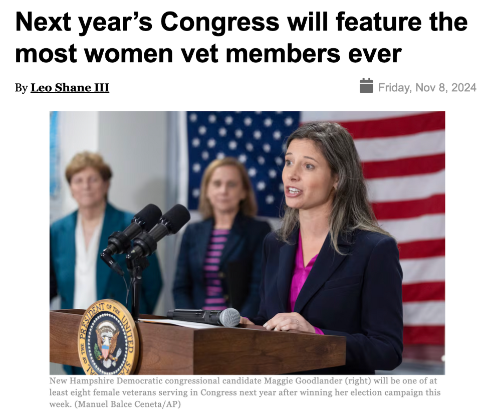 Next year’s Congress will feature the most women vet members ever