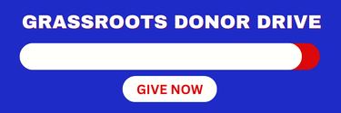 Grassroots donor drive thermometer graphic 